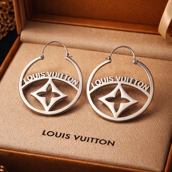 Fashion Jewelry Jewelry - Luxury Silver Hoop Earrings